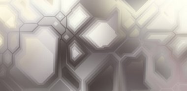 Renkli ve canlı geometrik şekiller katmanları var. Bir teknoloji planının dijital illüstrasyonu. Gelecekçi tasarım şablonu.