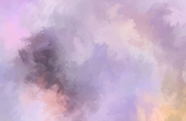 Yaratıcı soyut resim. Artistik fırça darbeleriyle donatılmış. Renkli ve canlı bir illüstrasyon. boyalı sanat.