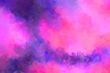 Renkli fırça darbelerinin soyut arkaplanı. fırçalanmış canlı duvar kağıdı. resmedilmiş sanat eseri. Eşsiz ve yaratıcı illüstrasyon.