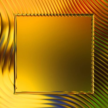 Soyut çerçeveli arkaplan. Renkli, canlı, dalgalı bir duvar kağıdı. Merkezi çerçeveli yaratıcı grafik 2d çizim. Dinamik şekilli modaya uygun sıvı örtüsü.