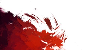 Taranmış Boyalı Soyut Arkaplan. Vahşi kaotik fırça darbeleri. Boya darbeleri. 2D İllüstrasyon. Fırça darbeli resim. 