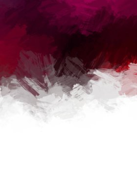 Modern sanat. Taranmış Boyalı Soyut Arkaplan. Fırça darbesi ile boyanmış. Boya darbeleri. 2B Görüntü.