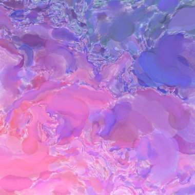 El yapımı sürreal soyut desenli suluboya. Modern sanatsal resim. 2D çizim. Arkaplan boyası karışımı. Yaratıcı duvar sanatı. Çağdaş sanat.