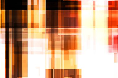 Renkli ve canlı geometrik şekiller katmanları var. Bir teknoloji planının dijital illüstrasyonu. Gelecekçi tasarım şablonu.