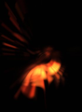 Işık parçacık izleri. Parlayan parçacıkları ve çizgileri olan ışık patlaması yıldızı. Güzel hareketli soyut ışın arkaplanı.