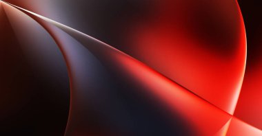 Soyut arkaplan. Değişken renk değişim dalgaları, dinamik hareketlerle. Işık dalgalarının neon renkli soyut tasarımı. Duvar kağıdı, afiş, arkaplan, kart, kitap illüstrasyonu, web sitesi.