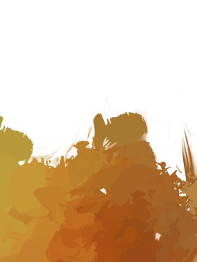 Taranmış Boyalı Soyut Arkaplan. Vahşi kaotik fırça darbeleri. Boya darbeleri. 2D İllüstrasyon. Fırça darbeli resim. 