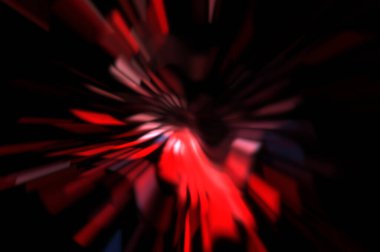 Işık parçacık izleri. Parlayan parçacıkları ve çizgileri olan ışık patlaması yıldızı. Güzel hareketli soyut ışın arkaplanı.