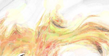 Modern fırça darbeleri. Pastel renklerde suluboya resim. Poster, duvar sanatı, afiş, kart, kitap kapağı veya ambalaj için sakinleştirici kompozisyonun yumuşak renkli çizimi. 
