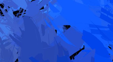 Sanatsal soyut arkaplan. Doku boyalı duvar kağıdı. Boya darbeleriyle yaratıcı bir illüstrasyon. Fırça desenli resim.