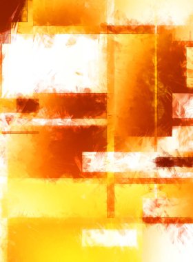 Modern sanat. Renkli çağdaş sanat eserleri. Renkli boya darbeleri. Soyut arkaplanda fırça darbeleri. Fırça boyası. Eşsiz duvar sanatı.