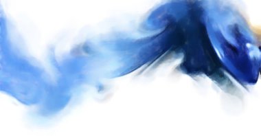 Modern sanat. Renkli çağdaş sanat eserleri. Renkli boya darbeleri. Soyut arkaplanda fırça darbeleri. fırça boyası.