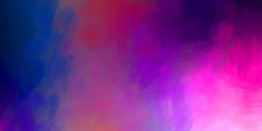 Yaratıcı bir geçmiş. Canlı fırça darbeleriyle boyanmış. Renkli desenli resim. Fırçalanmış duvar kağıdını boya.