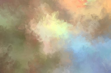 Sanatsal soyut arkaplan. Doku boyalı duvar kağıdı. Boya darbeleriyle yaratıcı bir illüstrasyon. Fırça desenli resim.