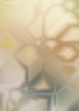 Renkli ve canlı geometrik şekiller katmanları var. Bir teknoloji planının dijital illüstrasyonu. Gelecekçi tasarım şablonu.