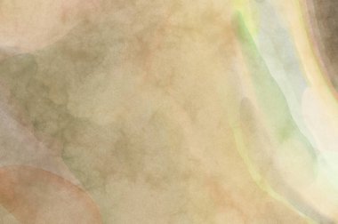 Yumuşak suluboya duvar kağıdı. Hafifçe fırçalanmış renkleri olan sanatsal bir resim. Pastel renkler arkaplana dokunmuş. Soyut duvar sanatı..