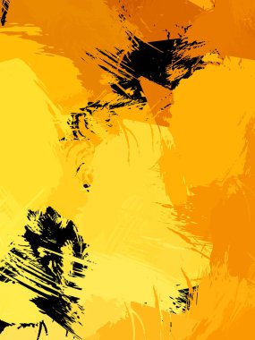 Duvar sanatı Eşsiz ve yaratıcı illüstrasyon. Fırça darbesi ile boyanmış. Renkli fırça darbelerinin soyut arkaplanı. Fırçalanmış canlı duvar kâğıdı. Boyalı sanatsal yaratım.