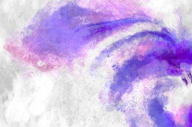 Soyut arkaplanda pürüzlü fırça darbeleri. Fırça boyası. Renkli boya darbeleri. Eşsiz duvar sanatı. Tuvaldeki modern sanat. Renkli çağdaş sanat eserleri. 