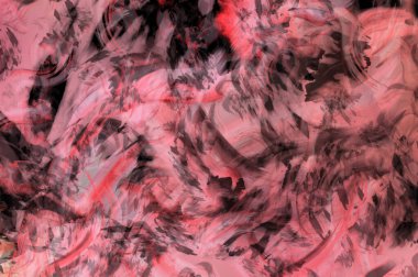 Modern sanat. Taranmış Boyalı Soyut Arkaplan. Fırça darbesi ile boyanmış. Boya darbeleri. 2B Görüntü