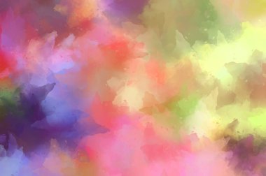 Modern sanat. Taranmış Boyalı Soyut Arkaplan. Fırça darbesi ile boyanmış. Boya darbeleri. 2B Görüntü.