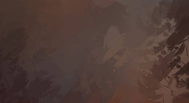 Vahşi fırça darbeleri. Taranmış Boyalı Soyut Arkaplan. Fırça darbesi ile boyanmış. Boya darbeleri. 2B Görüntü.