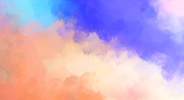 Renkli fırça darbelerinin soyut arkaplanı. fırçalanmış canlı duvar kağıdı. resmedilmiş sanat eseri. Eşsiz ve yaratıcı illüstrasyon.