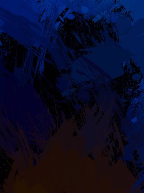 Duvar sanatı Eşsiz ve yaratıcı illüstrasyon. Fırça darbesi ile boyanmış. Renkli fırça darbelerinin soyut arkaplanı. Fırçalanmış canlı duvar kâğıdı. Boyalı sanatsal yaratım.