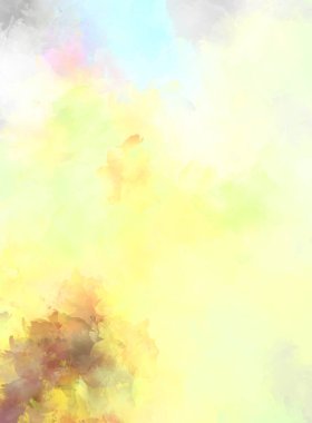 Sanatsal soyut arkaplan. Doku boyalı duvar kağıdı. Boya darbeleriyle yaratıcı bir illüstrasyon. Fırça desenli resim.