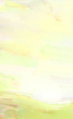 Modern fırça darbeleri. Pastel renklerde suluboya resim. Poster, duvar sanatı, afiş, kart, kitap kapağı veya ambalaj için sakinleştirici kompozisyonun yumuşak renkli çizimi. 