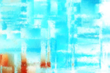 Modern sanat. Renkli çağdaş sanat eserleri. Renkli boya darbeleri. Soyut arkaplanda fırça darbeleri. Fırça boyası. Eşsiz duvar sanatı.