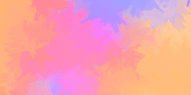 Yaratıcı soyut resim. Artistik fırça darbeleriyle donatılmış. Renkli ve canlı bir illüstrasyon. boyalı sanat.