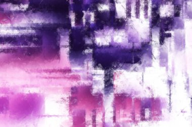 Modern sanat. Renkli çağdaş sanat eserleri. Renkli boya darbeleri. Soyut arkaplanda fırça darbeleri. Fırça boyası. Eşsiz duvar sanatı.