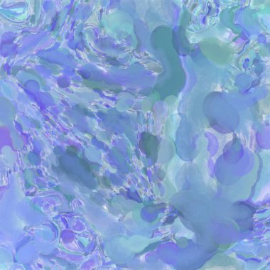 El yapımı sürreal soyut desenli suluboya. Modern sanatsal resim. 2D çizim. Arkaplan boyası karışımı. Yaratıcı duvar sanatı. Çağdaş sanat.