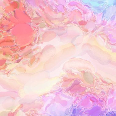 Çağdaş sanat. El işçiliğinin renkli dokusu. Modern resim. Yüzeyde suluboya vuruşlar. Sanatsal arkaplan resmi. Tablo üzerinde soyut resim. Fırça darbeleri. 