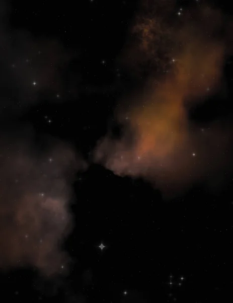 Csillagmező Galaxis Űrben Színes Ködökkel Mélyűr Tudományos Háttere Élethű Tapéta — Stock Fotó