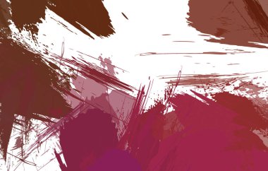 Sanatsal soyut arkaplan. Doku boyalı duvar kağıdı. Boya darbeleriyle yaratıcı bir illüstrasyon. Fırça desenli resim.