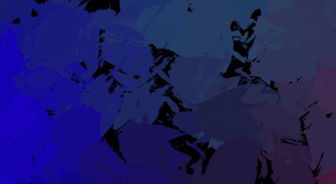 Canlı fırça darbeleriyle boyanmış. Renkli desenli resim. Fırçalanmış duvar kağıdını boya.