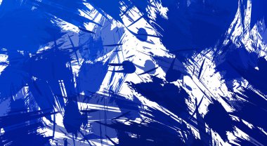 Renkli fırça darbelerinin 2B çizimi. Dekoratif doku resmi. Canlı boya desenli arka plan. Kaotik fırça darbeleri resim.