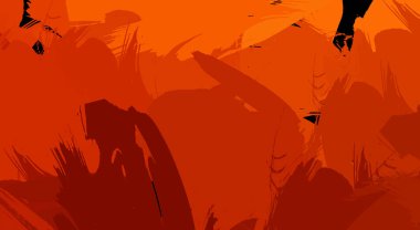 Sanatsal soyut arkaplan. Doku boyalı duvar kağıdı. Boya darbeleriyle yaratıcı bir illüstrasyon. Fırça desenli resim.