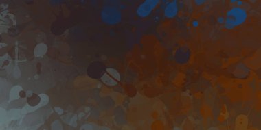 Yaratıcı bir geçmiş. Canlı fırça darbeleriyle boyanmış. Renkli desenli resim. Fırçalanmış duvar kağıdını boya.