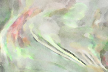 2D çizim. Sanatsal arkaplan resmi. Tablo üzerinde soyut resim. Çağdaş sanat. El yapımı resim. Renkli doku. Modern sanat eserleri. Yüzeyde suluboya fırça darbeleriyle boyama.