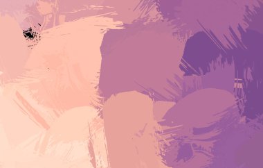 Vahşi fırça darbeleriyle yaratıcı soyut resim. Artistik fırça darbeleriyle donatılmış. Renkli ve canlı bir tasvir. Boyalı sanat.