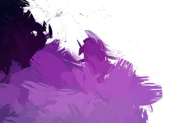 Duvar sanatı Eşsiz ve yaratıcı illüstrasyon. Fırça darbesi ile boyanmış. Renkli fırça darbelerinin soyut arkaplanı. Fırçalanmış canlı duvar kâğıdı. Boyalı sanatsal yaratım.