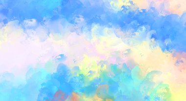 Renkli fırça darbelerinin soyut arkaplanı. fırçalanmış canlı duvar kağıdı. resmedilmiş sanat eseri. Eşsiz ve yaratıcı illüstrasyon.