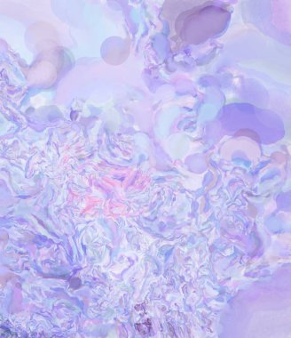 Alkol mürekkebini andıran rahatlatıcı fırça darbelerinin modern resmi. Poster, duvar sanatı, afiş, kart, kitap kapağı veya ambalaj için pastel renkli suluboya resim.