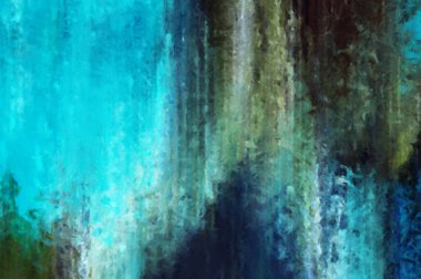 Modern sanat. Renkli çağdaş sanat eserleri. Renkli boya darbeleri. Soyut arkaplanda fırça darbeleri. Fırça boyası. Eşsiz duvar sanatı.