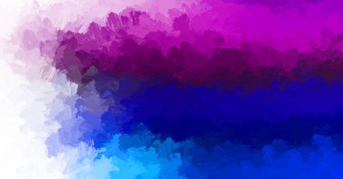 Canlı fırça darbeleriyle boyanmış. Renkli desenli resim. Fırçalanmış duvar kağıdını boya.