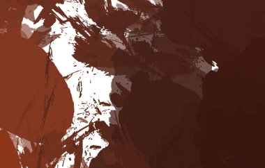 Sanatsal soyut arkaplan. Doku boyalı duvar kağıdı. Boya darbeleriyle yaratıcı bir illüstrasyon. Fırça desenli resim.