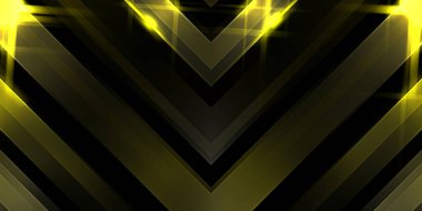 Soyut parlayan geometrik ışıklar arka planda. Fraktal simetrik grafik çizimi. Parıldayan ve parıldayan çubukları kesiştir.