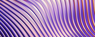 Soyut arkaplan. Renkli dalgalı yansıtıcı duvar kağıdı. Duvar kağıdı, afiş, arkaplan, kart, kitap kapağı veya web sitesi için grafiksel resimleme.